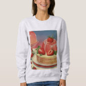 Retro futuristic cake sweatshirt  スウェットシャツ (正面)