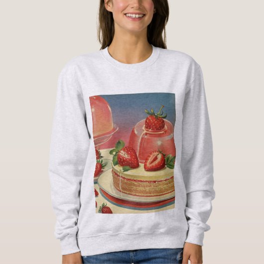 Retro futuristic cake sweatshirt  スウェットシャツ (正面)