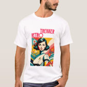 Retro-Futuristic Explorer Trekker Tシャツ (正面)