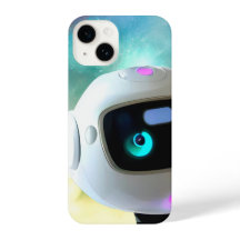 Retro Futuristic Friendly Robot Character