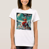 Retro Futuristic Illustration Tシャツ (正面)