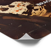 Retro-Futuristic Space Travel Art Print Alien ポスター (角)