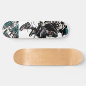 Retro-Futuristic Tech Street Art Skateboard 23 スケートボード (横)