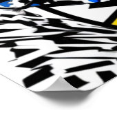 Retro-Gal Poster (pop-art) ポスター (角)