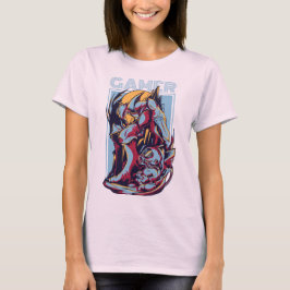 Retro Gamer Alien Monster Vintage Arcade Graphic  Tシャツ