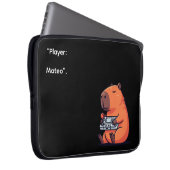 Retro Gamer Capybara Laptop Sleeve – Old School St ラップトップスリーブ (正面右)