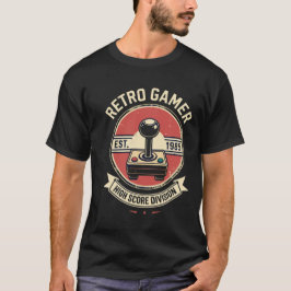 Retro Gamer Est. 1985 -High Score Division Tシャツ