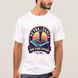Retro Gamer Est. 1985 - High Score Division  Tシャツ