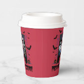 Rétro Gamer Halloween - Squelette Borne d'arcade 紙コップ (右)