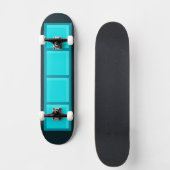 Retro Gamer Tetris Skate Board スケートボード (正面)