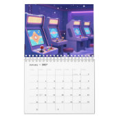 Retro Gaming 2026 Calendar カレンダー (1月 2027)