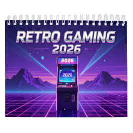 Retro Gaming 2026 Calendar カレンダー