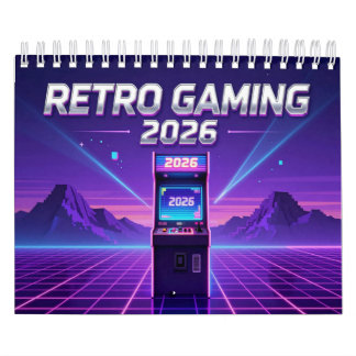 Retro Gaming 2026 Calendar カレンダー