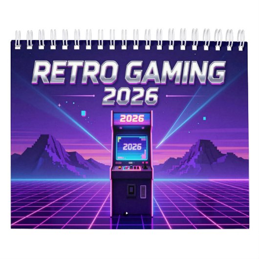 Retro Gaming 2026 Calendar カレンダー (カバー)