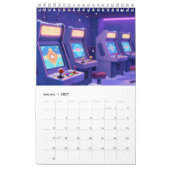 Retro Gaming 2026 Calendar カレンダー (1月 2027)