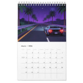 Retro Gaming 2026 Calendar カレンダー (3月 2026)