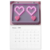 Retro Gaming 2026 Calendar カレンダー (2月 2026)