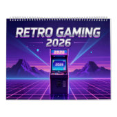Retro Gaming 2026 Calendar カレンダー (カバー)