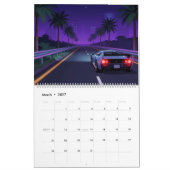 Retro Gaming 2026 Calendar カレンダー (3月 2027)