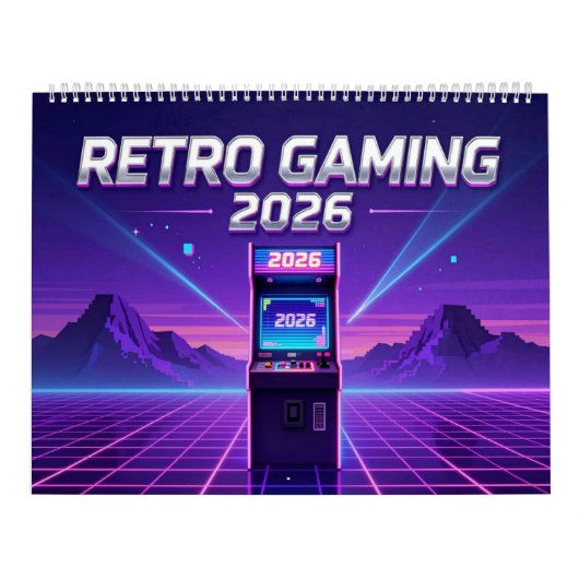 Retro Gaming 2026 Calendar カレンダー (カバー)