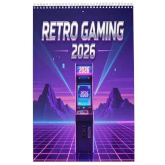 Retro Gaming 2026 Calendar カレンダー