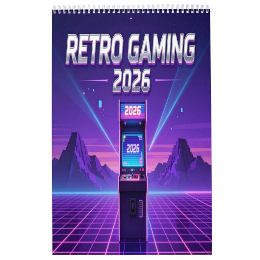 Retro Gaming 2026 Calendar カレンダー (カバー)