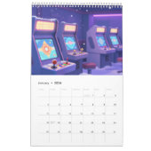 Retro Gaming 2026 Calendar カレンダー (1月 2026)