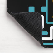 Retro Gaming Console Video Game Dog 80s Arcade  マウスパッド (コーナー)