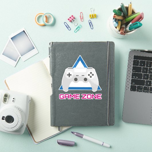 Retro Gaming Controller Neon シール (iPadカバー)