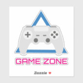 Retro Gaming Controller Neon シール (シート)