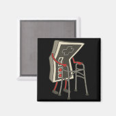 Retro Gaming Controller Old Gamer With Walker Funn マグネット (正面/裏面)