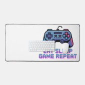 Retro Gaming Desk Mat  デスクマット (キーボード&マウス)