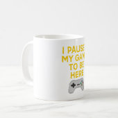 Retro Gaming Pixel Art Design" コーヒーマグカップ (正面左)