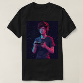 Retro Gaming Pixel Art Gamer Controller 8 Bit Nost Tシャツ (デザイン正面)