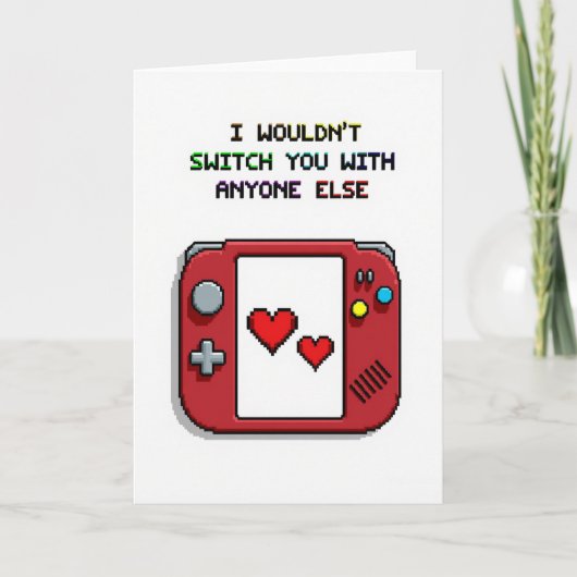 Retro Gaming Romance Card カード (正面)
