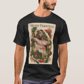 Retro Gay Pride Christmas Card  gift Tシャツ (正面)
