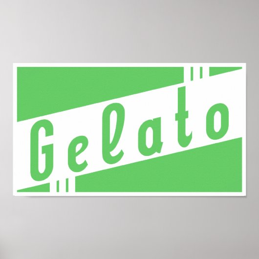 retro gelato ポスター (正面)