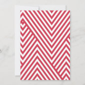 Retro Gender Reveal Baby Shower Invitation 招待状 (裏面)