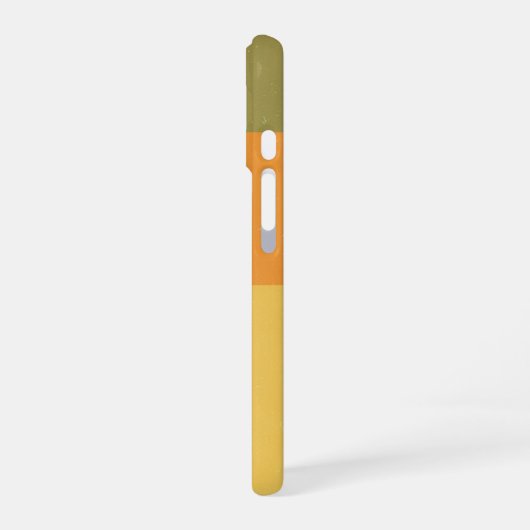 Retro Geometric Anchor iPhone 16ケース (左側面)