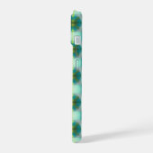 Retro Geometric and Square Grid Phone Case iPhone 15ケース (左側面)