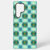Retro Geometric and Square Grid Phone Case Samsung Galaxyケース (裏面)