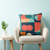Retro Geometric Bauhaus Pillow クッション (椅子)