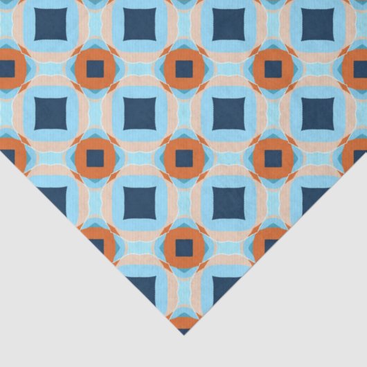 Retro Geometric in Earth Tones 薄葉紙 (詳細)