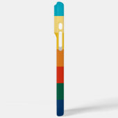 Retro Geometric Pastel Color Block Personalized Case-Mate iPhoneケース (裏面 / 左)