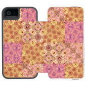 Retro Geometric Patchwork  Incipio iPhoneウォレットケース (フォリオ Open)