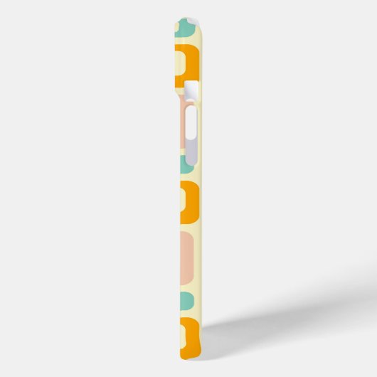 Retro geometric pattern in light beige background Case-Mate iPhoneケース (裏面 / 左)