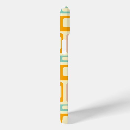 Retro geometric pattern in light beige background Case-Mate iPhoneケース (裏面 / 右)