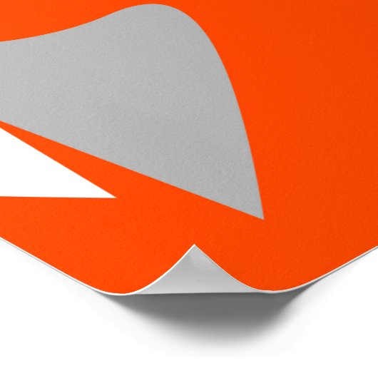 Retro geometric shapes with seamless patternabstra ポスター (角)