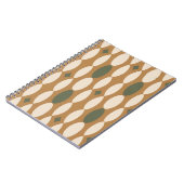 Retro Geometric Spiral Notebook ノートブック (左側)