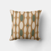Retro Geometric Throw Pillow クッション (裏面)